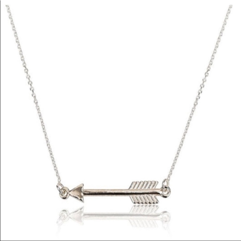 ⚡️Sale⚡️Dainty Silver Arrow Pendant Necklace